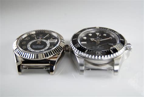 rolex sea dweller case size